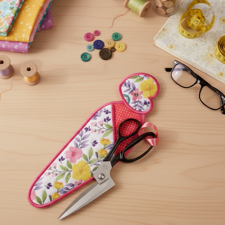 Gentle Joy Scissor Case and fob