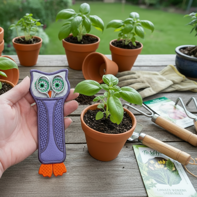 ITH Owl Scissor Pocket