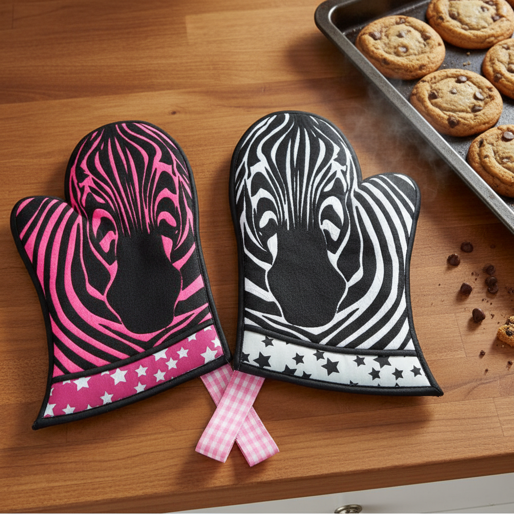 Zebra Oven Glove