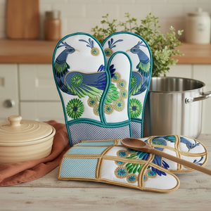 Peacock Oven Gloves