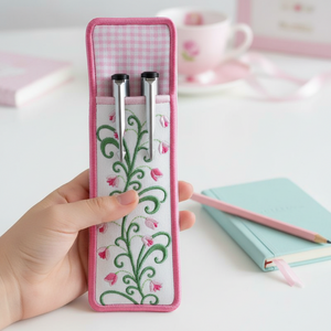 Pink Sprinkles Pen and Pencil Sleeve