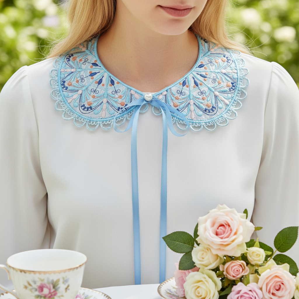 Snow Song Peter Pan Collar