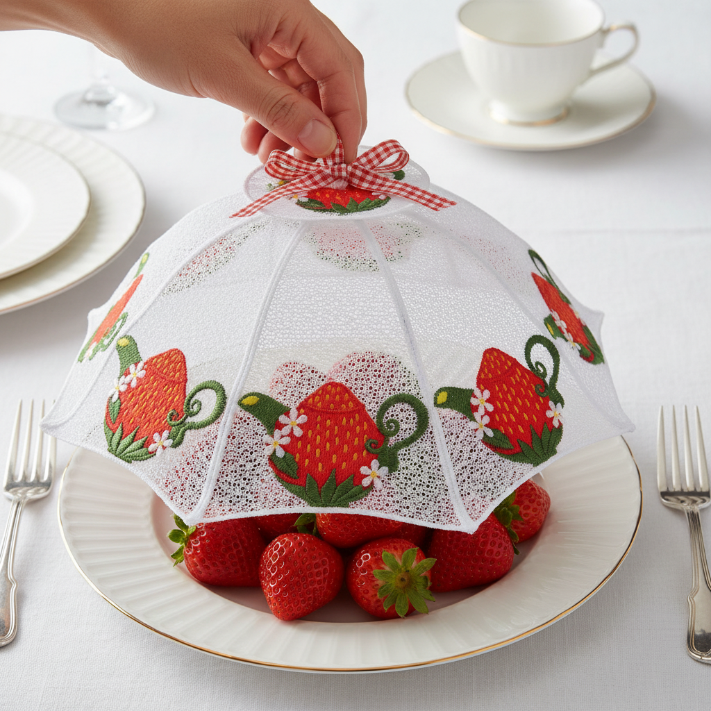 Strawberry Teapot Food Tent