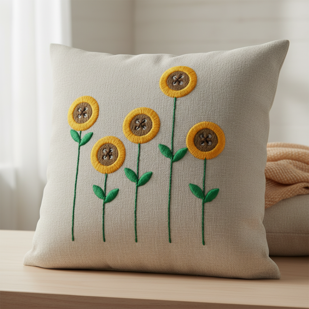 Sunflower Buttons