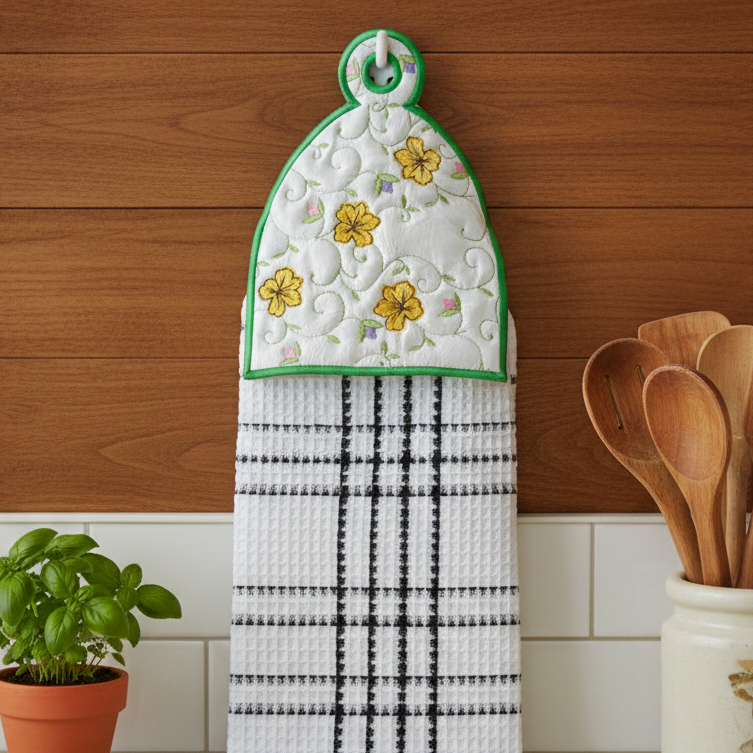 Hibiscus Towel Toppers