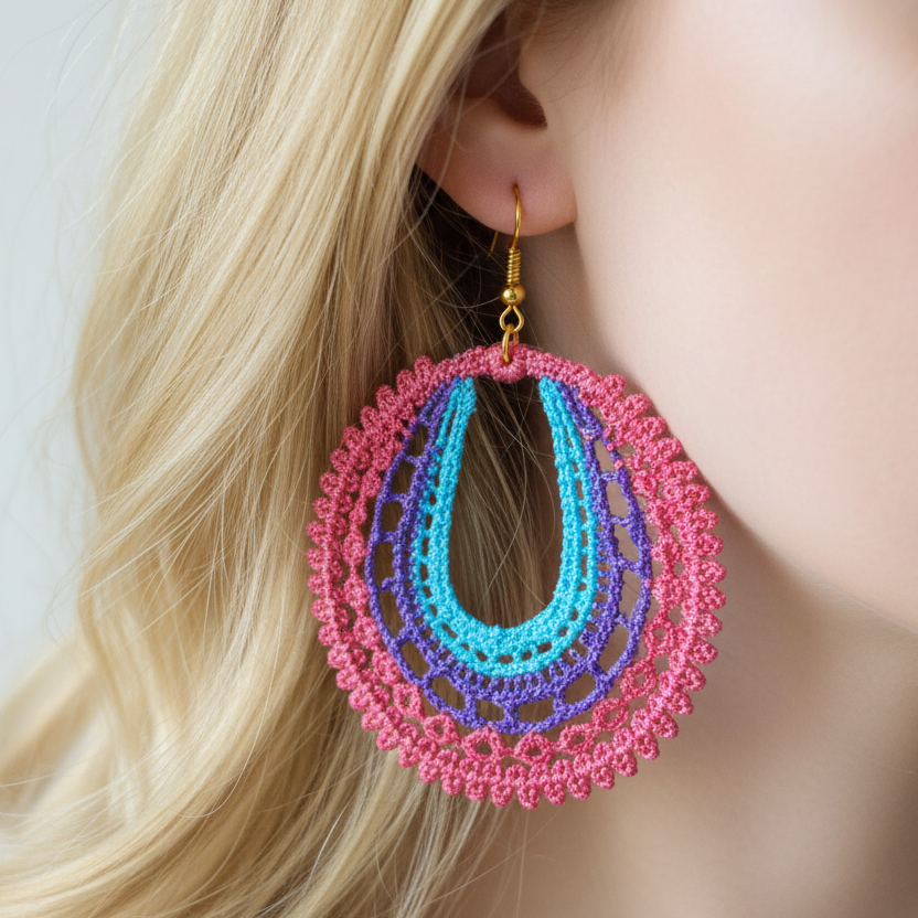 Wondrous Web Freestanding Lace Earrings