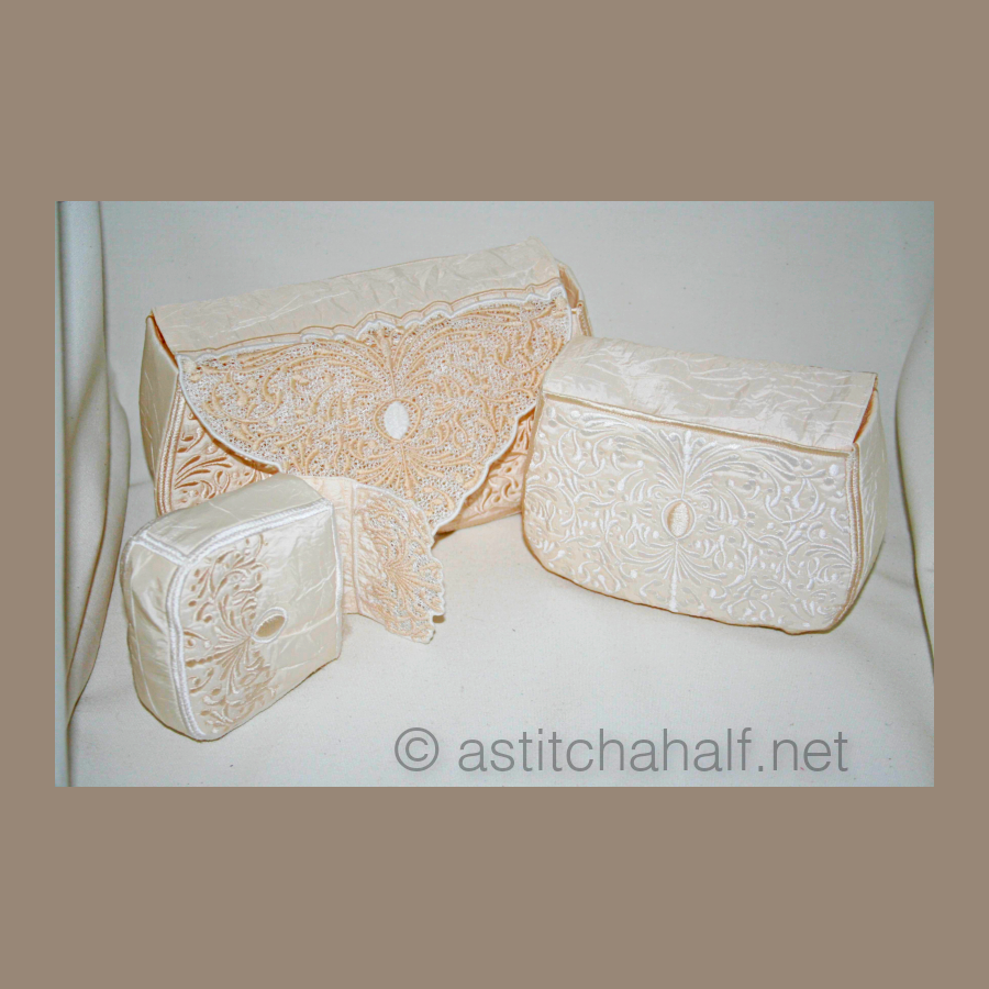 Cameo Clutch Purses - a-stitch-a-half