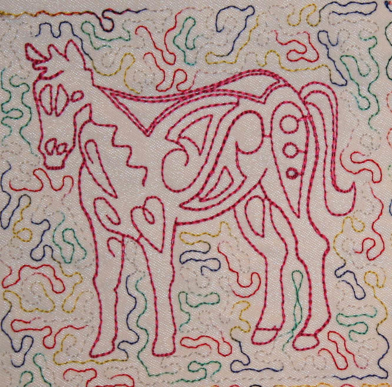 Farm Graffiti Trapunto - a-stitch-a-half