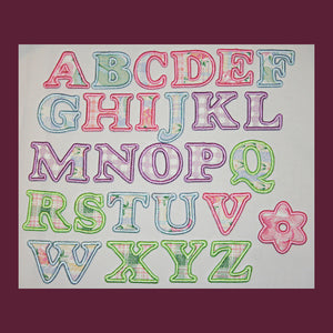 Playpen Alphabet - a-stitch-a-half