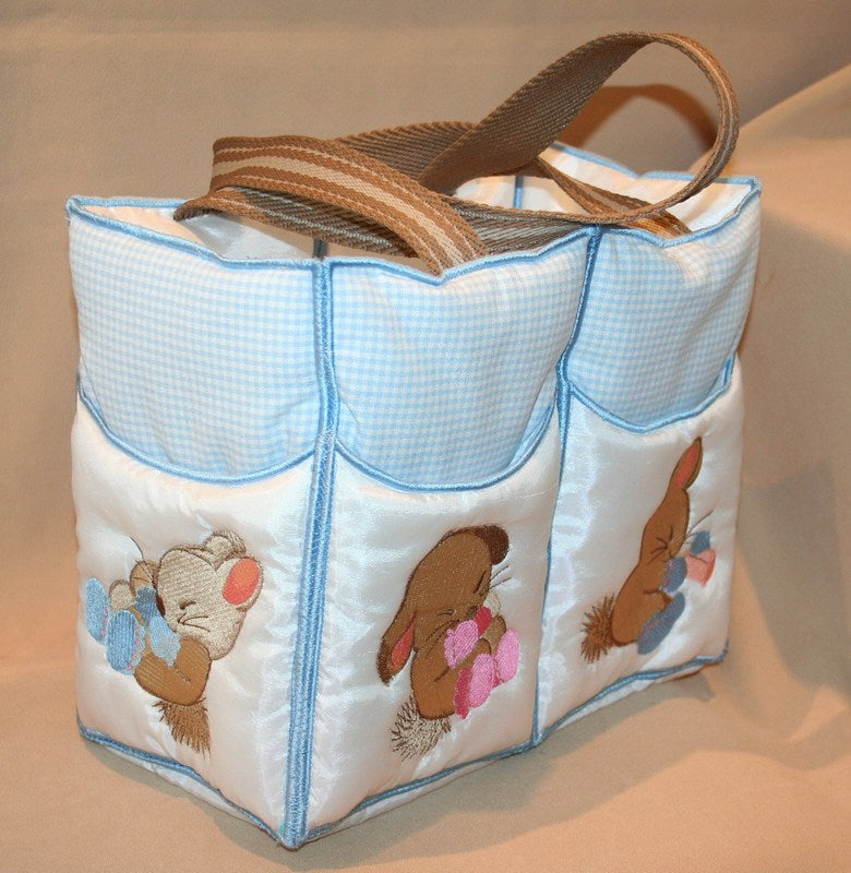 Tote Baby Bunny - a-stitch-a-half