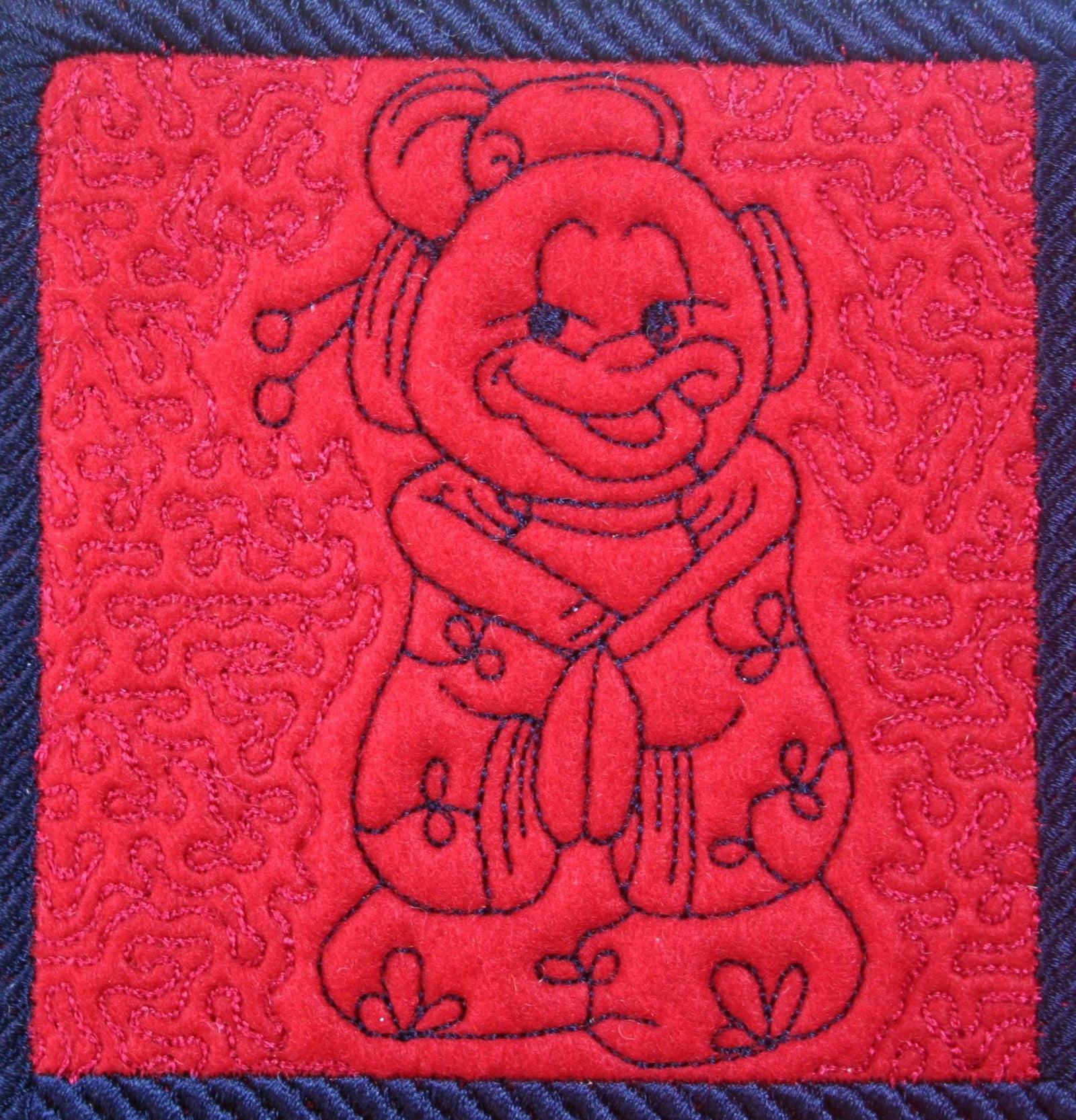 Oriental Ducks Trapunto - aStitch aHalf