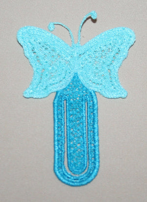 Butterfly Paperclip Bookmark - aStitch aHalf