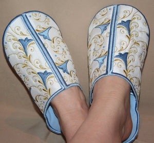 Into Spring Slippers - aStitch aHalf