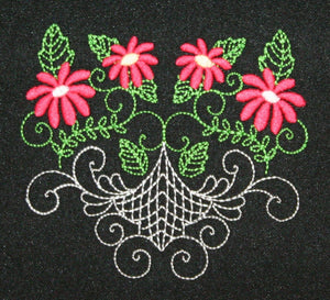 Whimsical Daisies Combo - a-stitch-a-half