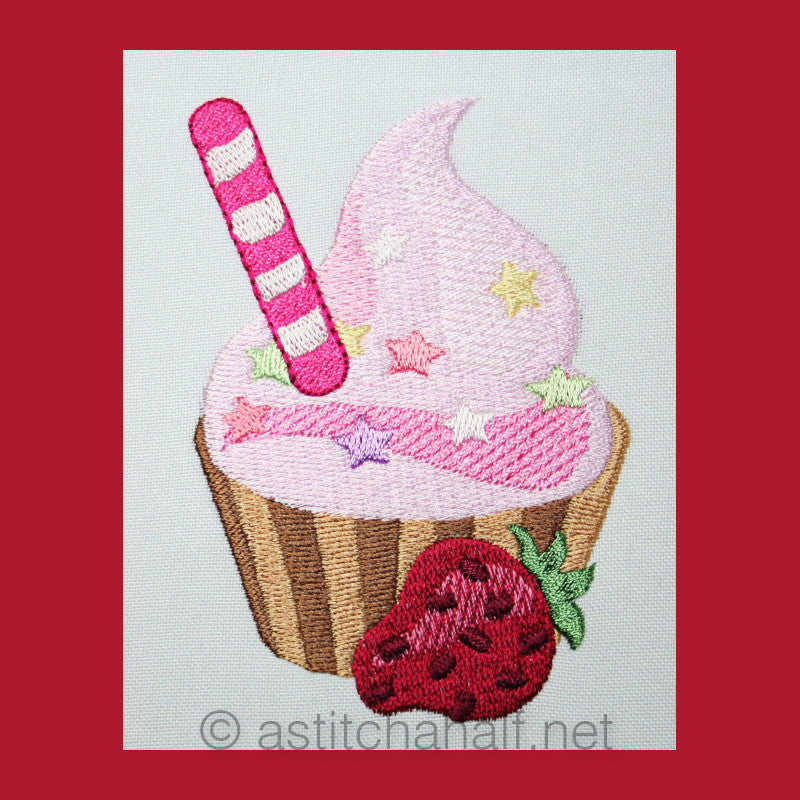 Candy Cane Cupcake 09