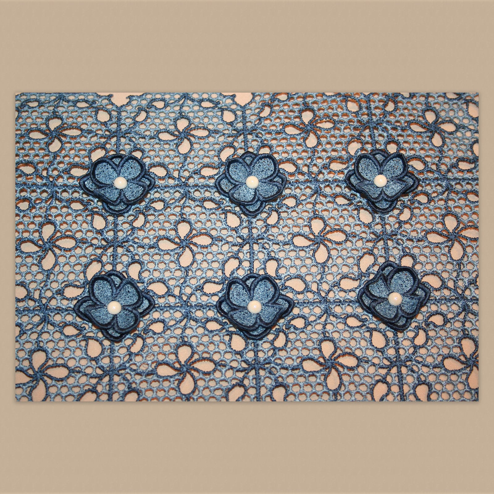 3D Flower Dresser Scarf