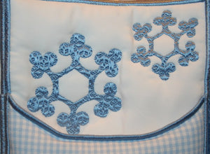 Tote Snowflake - a-stitch-a-half