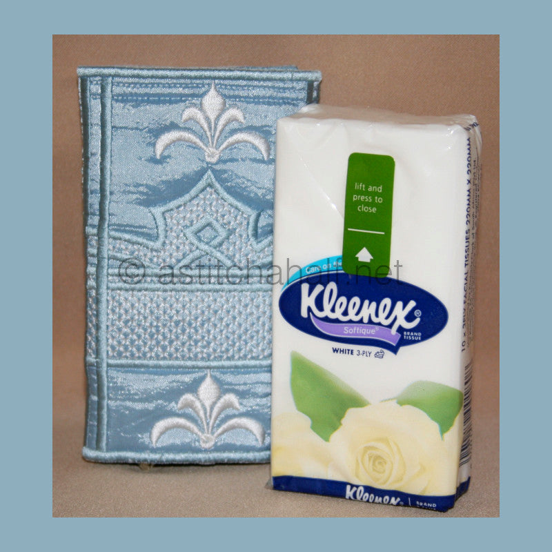 Neapolitan Keyring Holder and Tissue Pocket - a-stitch-a-half