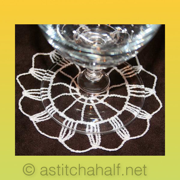 Cascading Crochet Doily 08 - a-stitch-a-half