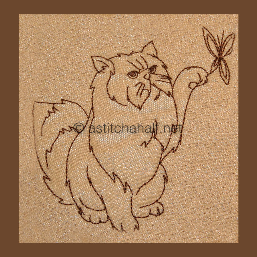 Trapunto Persian Cats