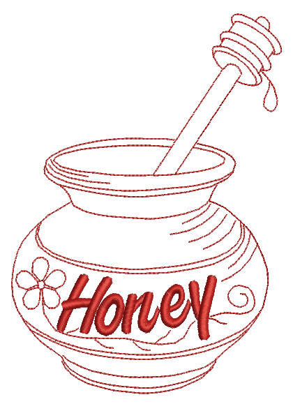 Redwork Tea with Mum - a-stitch-a-half