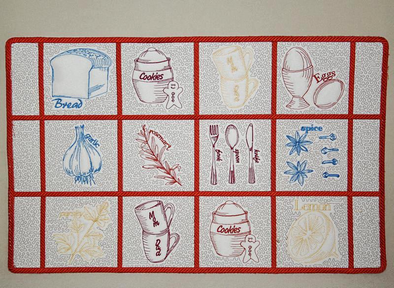 Trapunto Kitchen - a-stitch-a-half