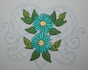 Quilt with Daisies Combo - a-stitch-a-half