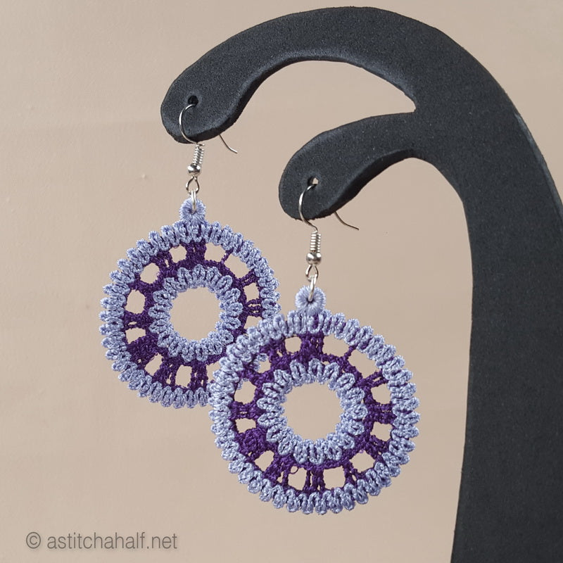 Super Variety Freestanding Lace Earrings Combo - a-stitch-a-half