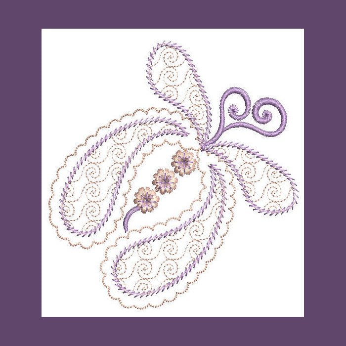 Butterfly Paisley - aStitch aHalf