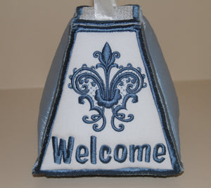 Paper Weight and Door Stopper Classic Welcome - aStitch aHalf