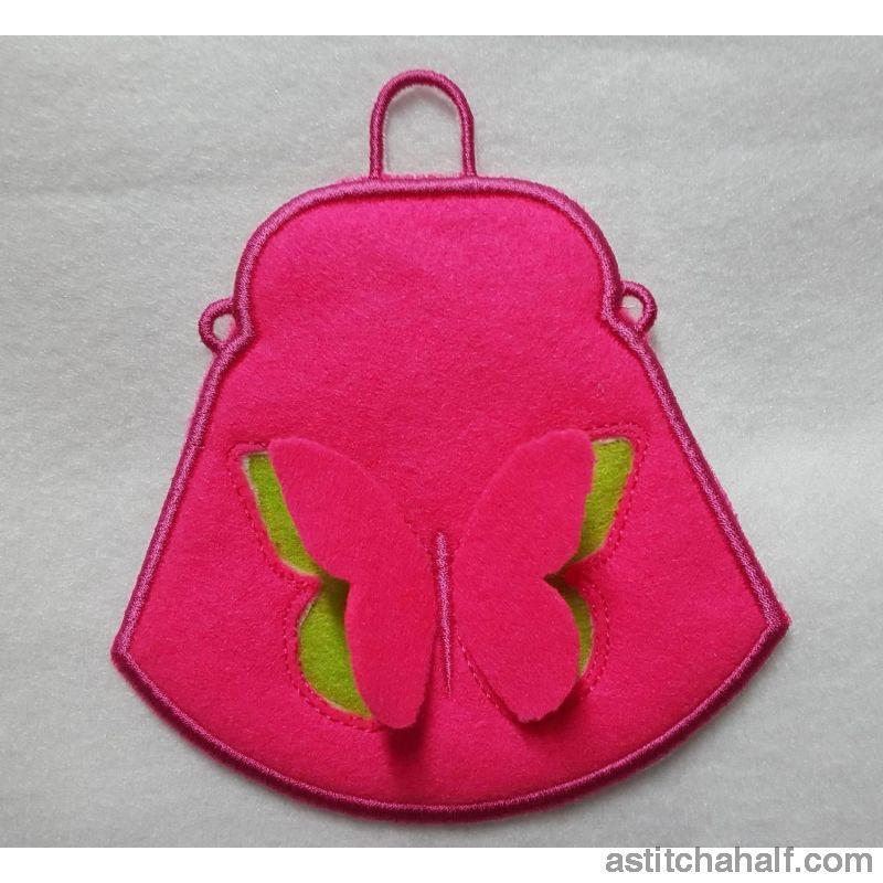 3D Butterfly Purse - aStitch aHalf