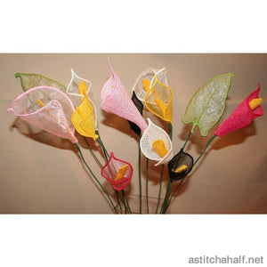 3D Silk Calla Lily - aStitch aHalf