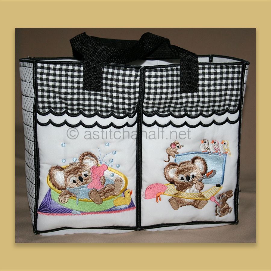 Fuzzy Wuzzy Tote Bag Bedtime