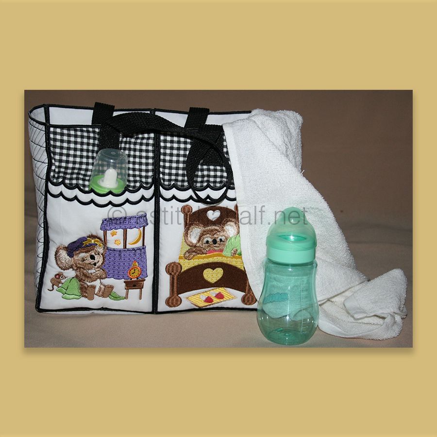 Fuzzy Wuzzy Tote Bag Bedtime