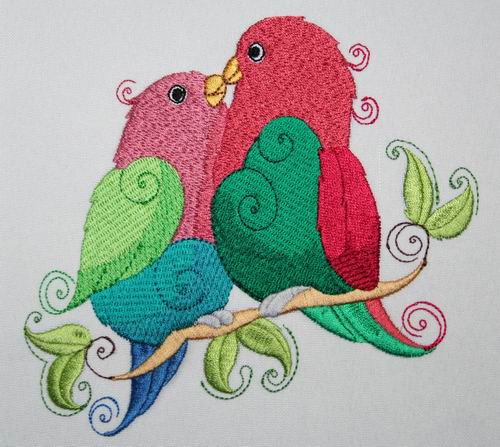 Love Birds Combo - aStitch aHalf