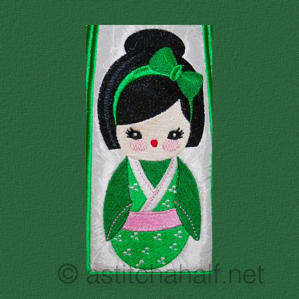 Ami Kokeshi Doll - aStitch aHalf