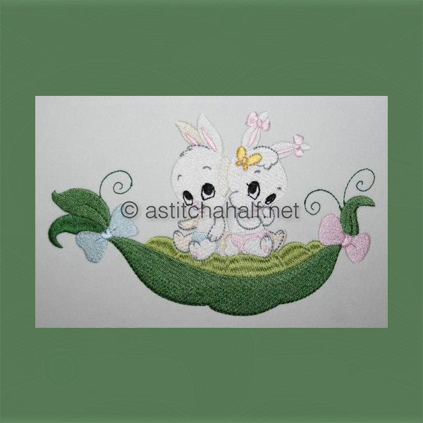 Bunny Hobo Bag and Two Peas in a Pod Bunnies Combo