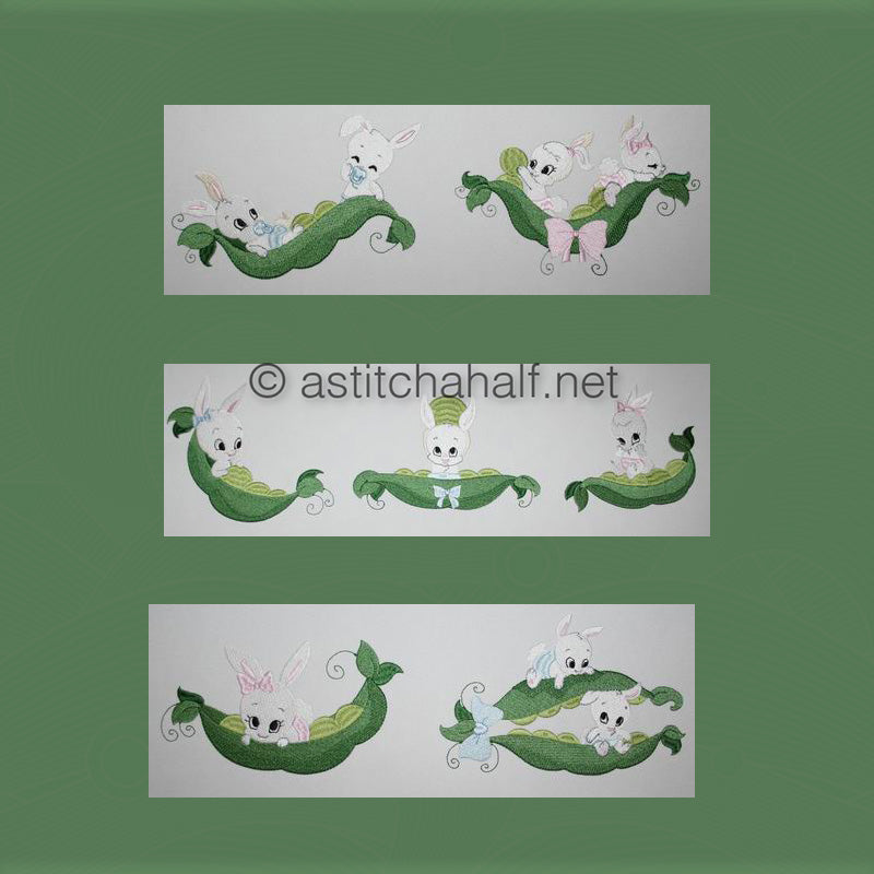 Bunny Hobo Bag and Two Peas in a Pod Bunnies Combo