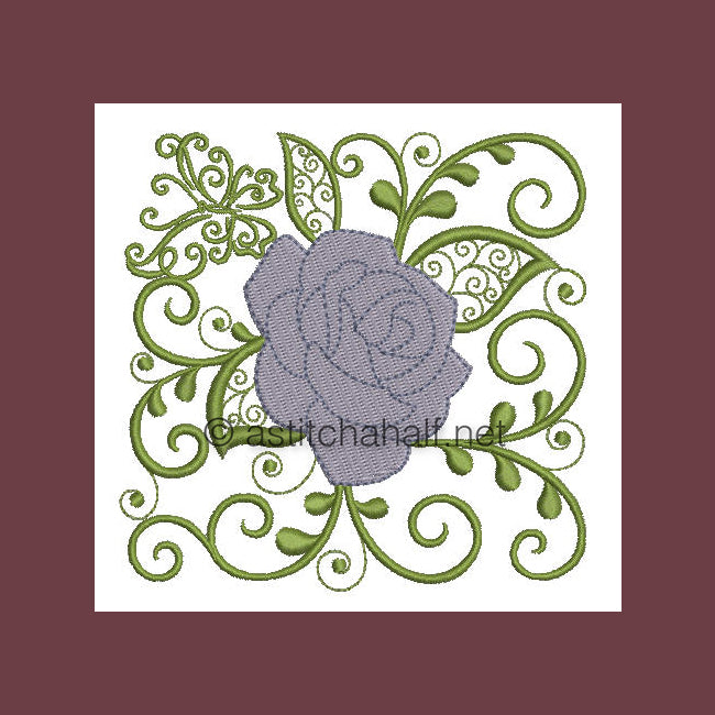 Monarchy Rose - aStitch aHalf