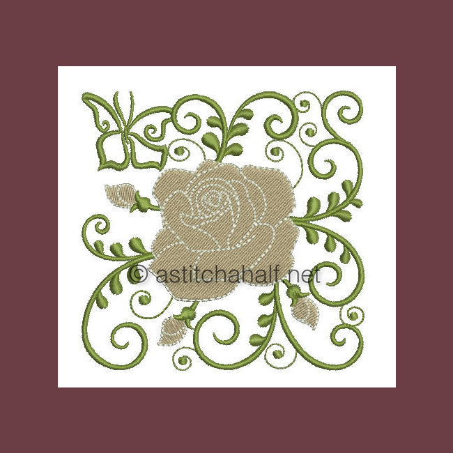 Desert Rose - aStitch aHalf