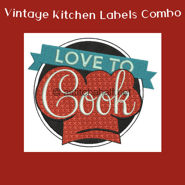 Vintage Kitchen Labels