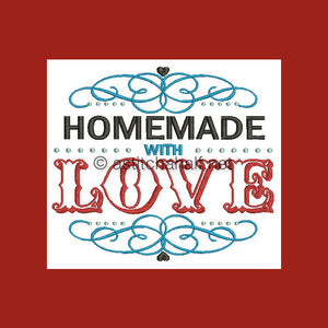 Homemade with Love - aStitch aHalf