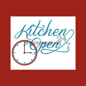 Kitchen Open - aStitch aHalf