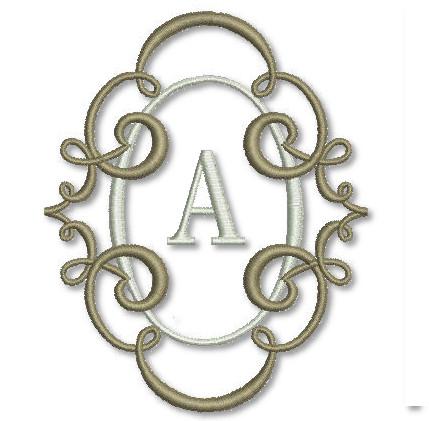 Breath of Spring Monogram Combo for 4*4 hoop - aStitch aHalf