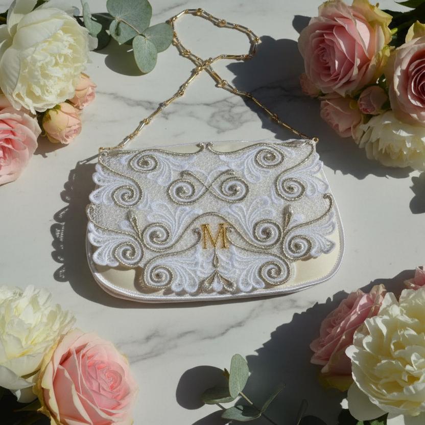 Monogram Clutch Purse - a-stitch-a-half
