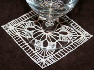 Cascading Crochet Doily 06 - a-stitch-a-half