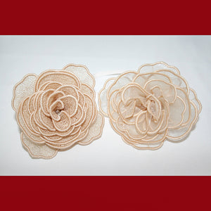 3D Silk Roses - aStitch aHalf