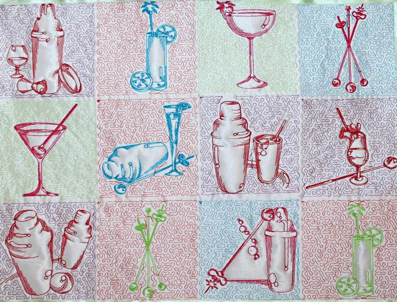 Trapunto Cocktail Mix - a-stitch-a-half