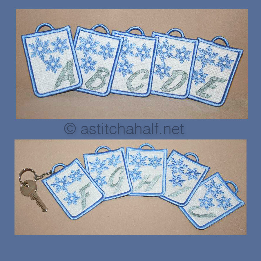 Snowflake Key Tags Combo