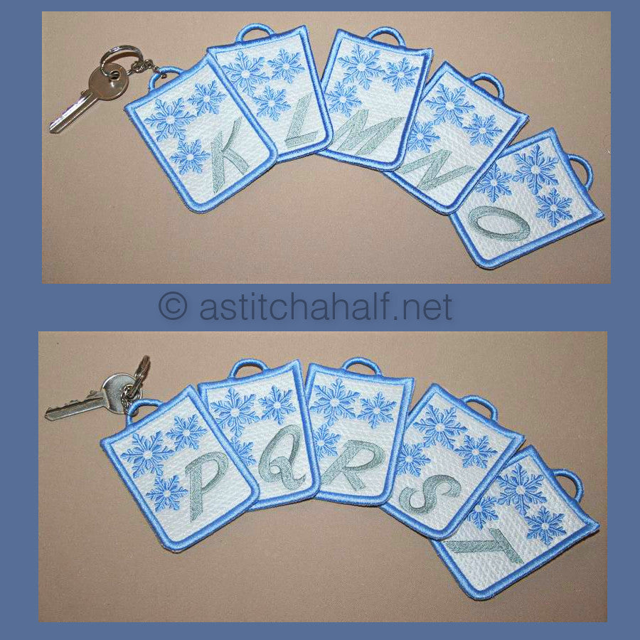 Snowflake Key Tags Combo